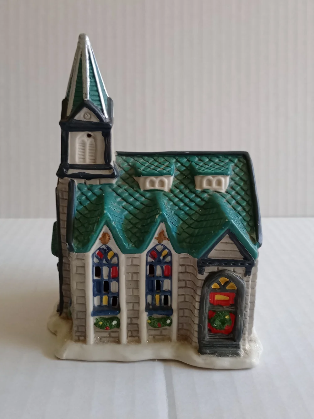 Cobblestone Corners Christmas Village Church 2002 Vintage